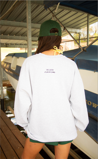 charlie southern x jo johnson overby: no crying on the boat sweatshirt