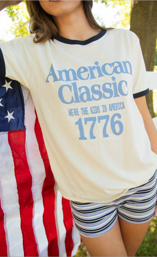 charlie southern: kids in america ringer tee