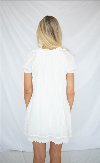 easy living babydoll mini dress