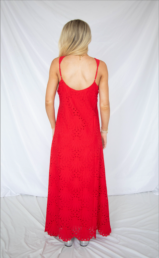 feeling hot maxi dress