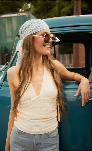 tide line halter top