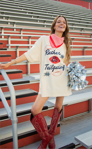 friday + saturday: rather be tailgating tee