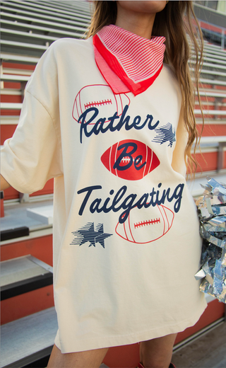 friday + saturday: rather be tailgating tee
