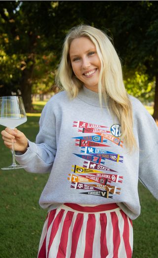 charlie southern: sec flags mock neck