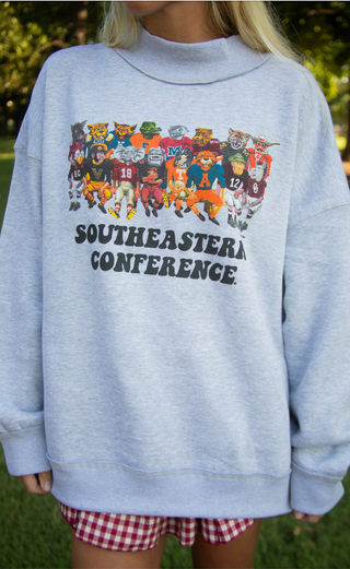 charlie southern: sec family mock neck