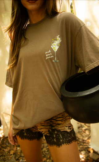 friday + saturday: pick your poison tee