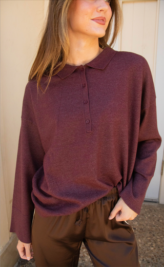 par three polo sweater top
