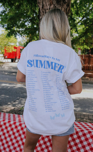 friday + saturday: ways to summer t shirt