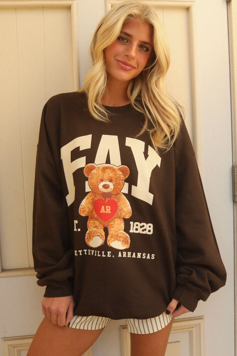 charlie southern: fay sweatshirt - blue