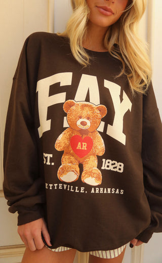 charlie southern: fay teddy sweatshirt