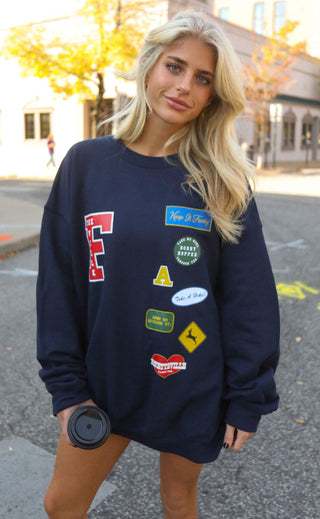 charlie southern: fay patches sweatshirt