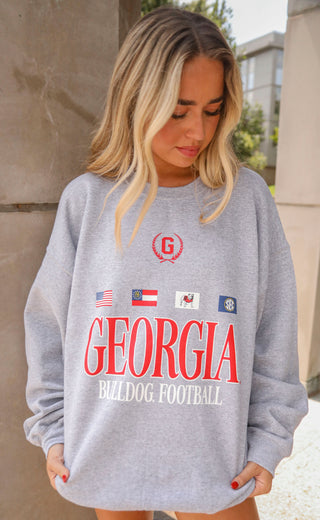 charlie southern: georgia flags sweatshirt