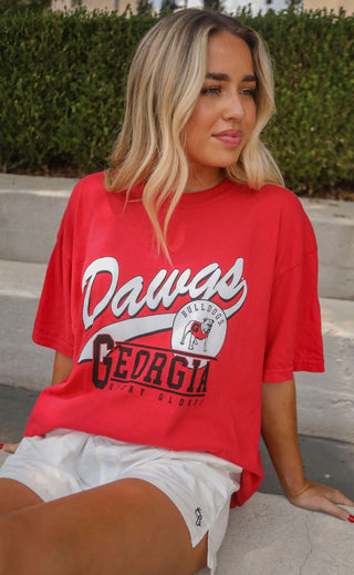 charlie southern: dawgs script t shirt