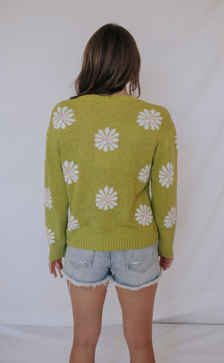 show me your mumu: seasons change sweater - flower power