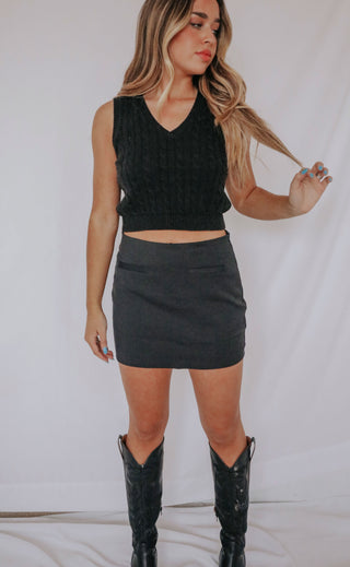 show out mini skirt