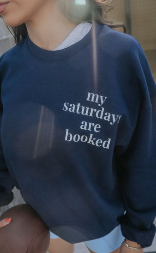 charlie southern: saturday tailgating club sweatshirt - navy