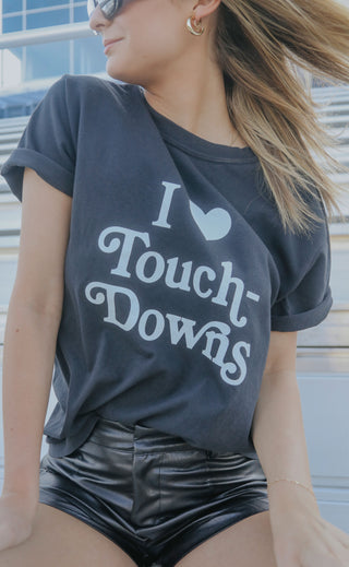 charlie southern: i love touchdowns t shirt