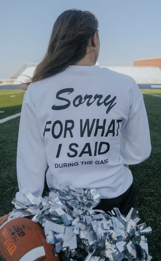charlie southern: i'm sorry sweatshirt