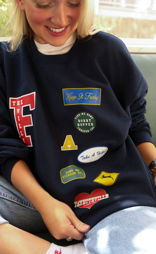 charlie southern: fay patches sweatshirt