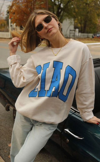 friday + saturday: ciao sweatshirt