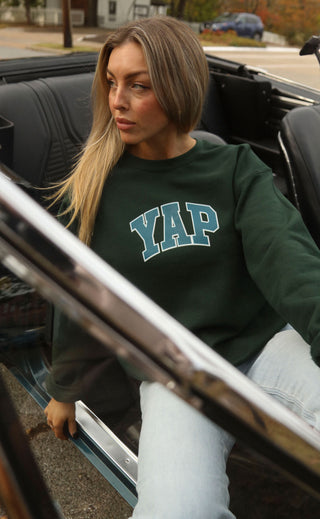 friday + saturday: yap sweatshirt