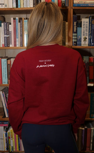 friday + saturday x jo johnson overby: read more books sweatshirt