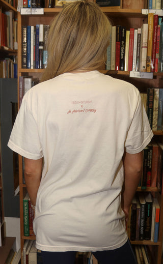 friday + saturday x jo johnson overby: girls want books t shirt