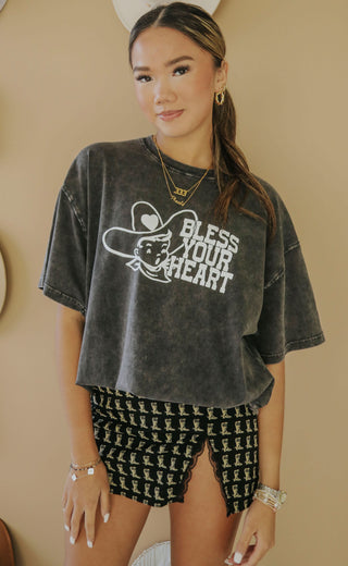 charlie southern: bless your heart band tee