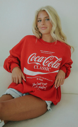 laundry room: coca cola sweatshirt