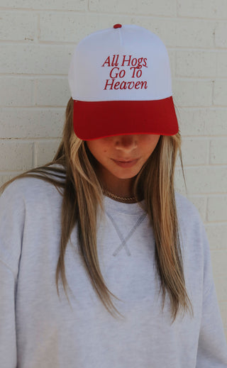 charlie southern: all hogs go to heaven trucker hat