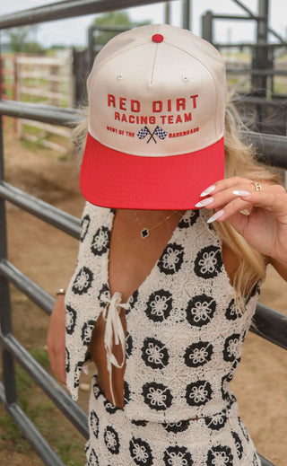 charlie southern: red dirt racing trucker hat