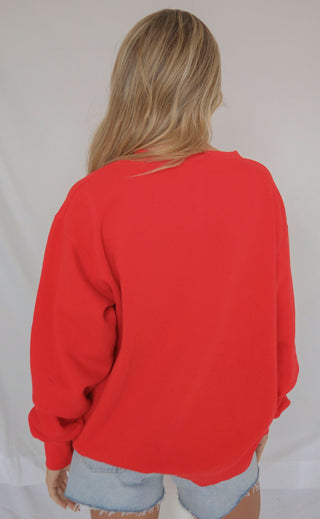 fayetteville sweatshirt - red