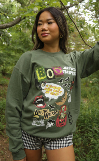 friday + saturday: all things halloween sweatshirt