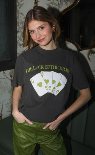 friday + saturday: luck of the draw tee