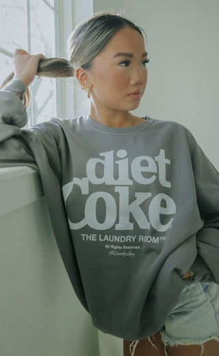 laundry room: diet coke sweatshirt