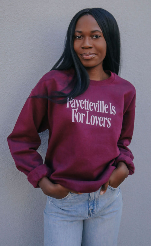charlie southern: never leaving sweatshirt
