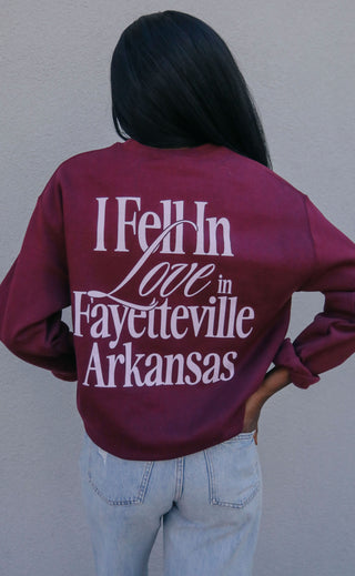 charlie southern: fayetteville is for lovers sweatshirt