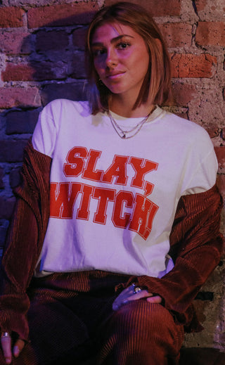friday + saturday: slay witch t shirt