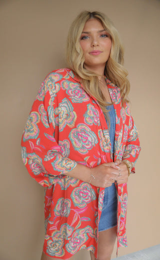 z supply: camden tango floral kimono