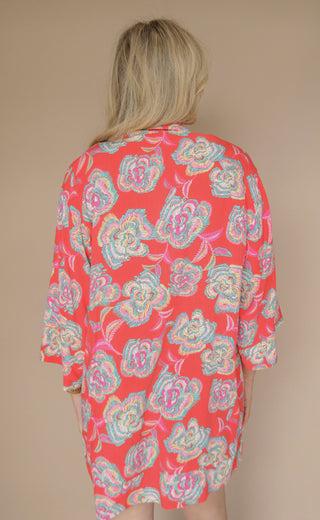 z supply: camden tango floral kimono