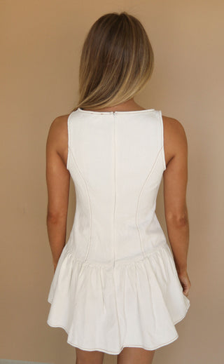 fair weather dress - white