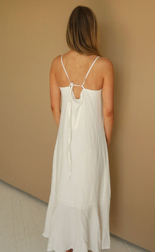 z supply: coast maxi dress - white