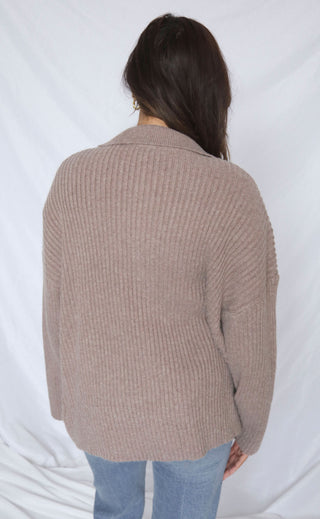 good graces sweater - mocha