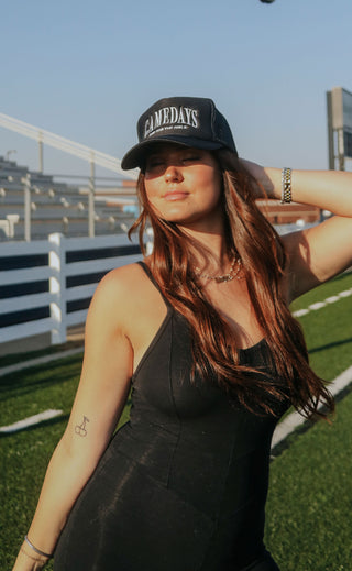 friday + saturday: gamedays are for the girls trucker hat