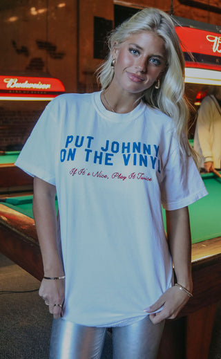 charlie southern: put johnny on t shirt