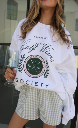 friday + saturday: golf wives sweatshirt