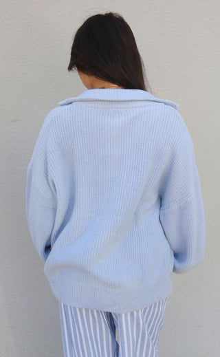 go far cardigan - blue