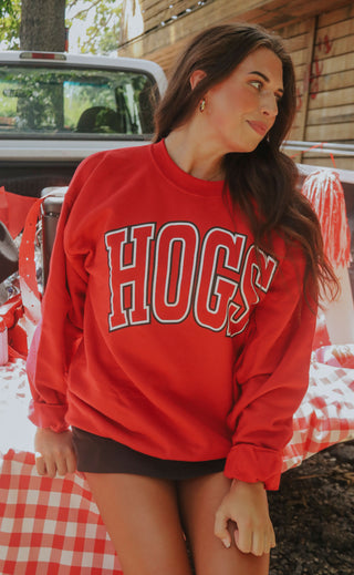 charlie southern: hogs block sweatshirt