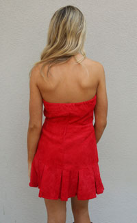 exceeding expectations dress - red