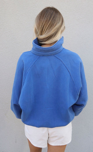 rise above sweater - blue